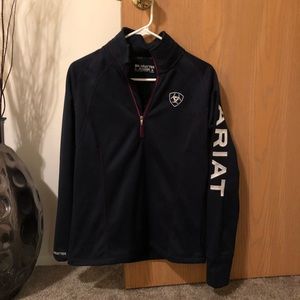 Ariat navy quarter zip